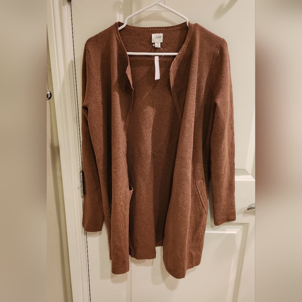 Jcrew sweater jacket